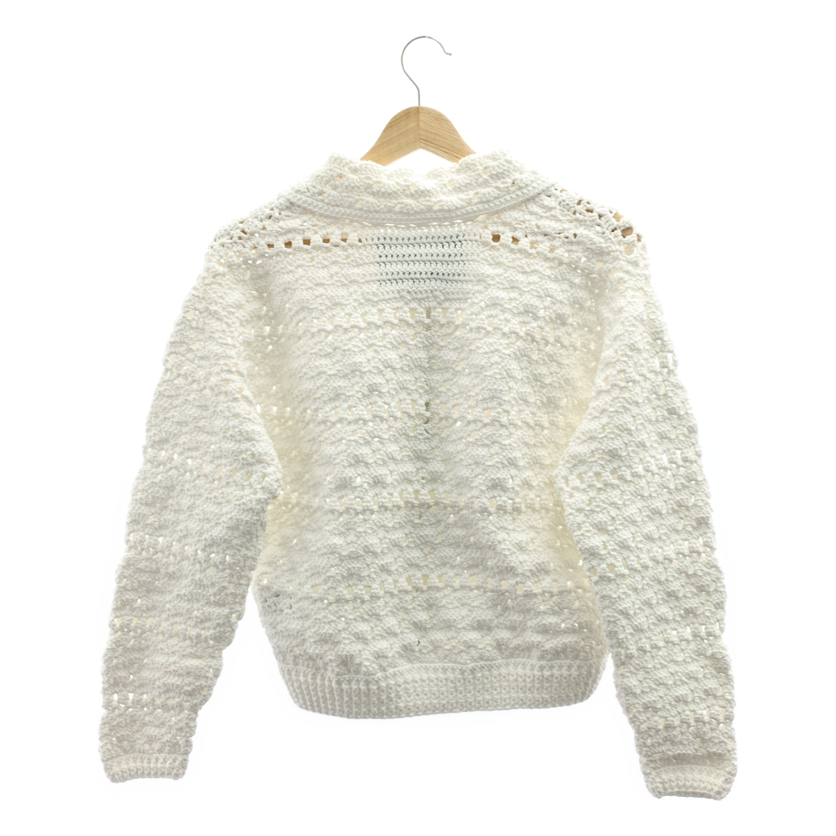 その他 crochet KNIT zip cardigan クロケットニットジップカーディガン