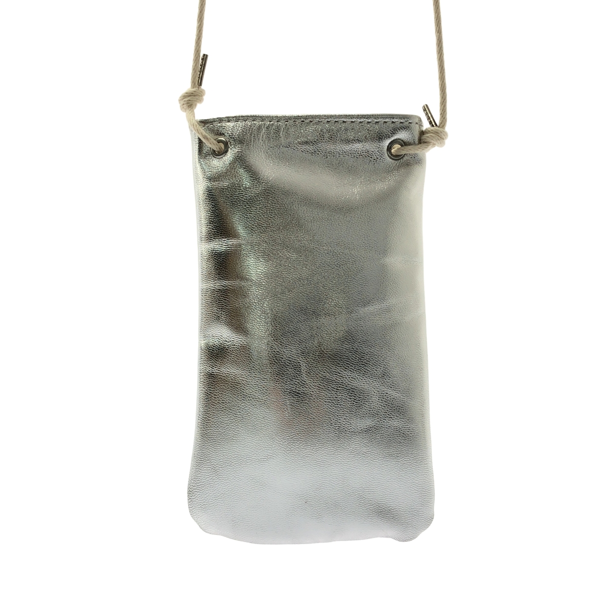 TEMBEA / テンベア メタリック レザー ポーチ