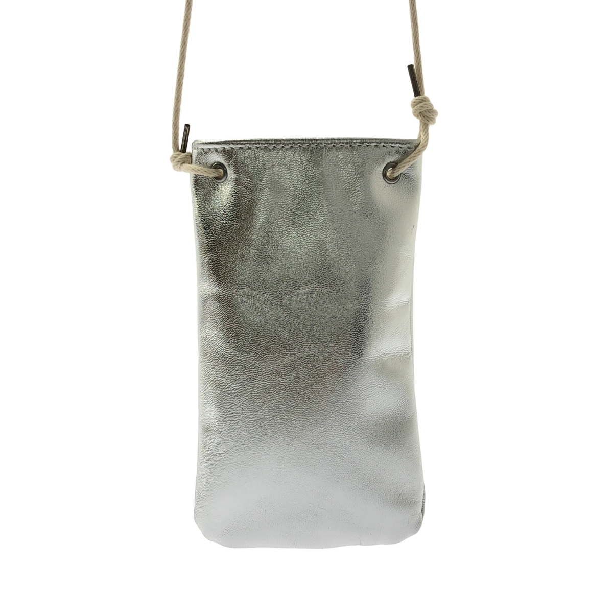 TEMBEA / テンベア メタリック レザー ポーチ