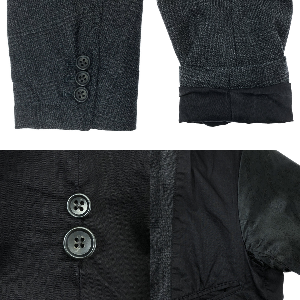 Engineered Garments / エンジニアドガーメンツ 総柄 シングルブレスト ジャケット / 総裏地