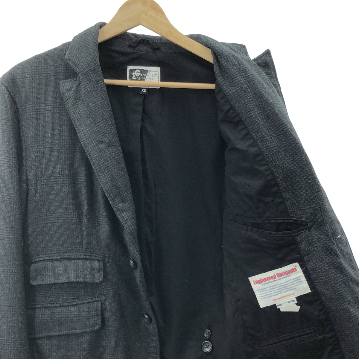 Engineered Garments / エンジニアドガーメンツ 総柄 シングルブレスト ジャケット / 総裏地