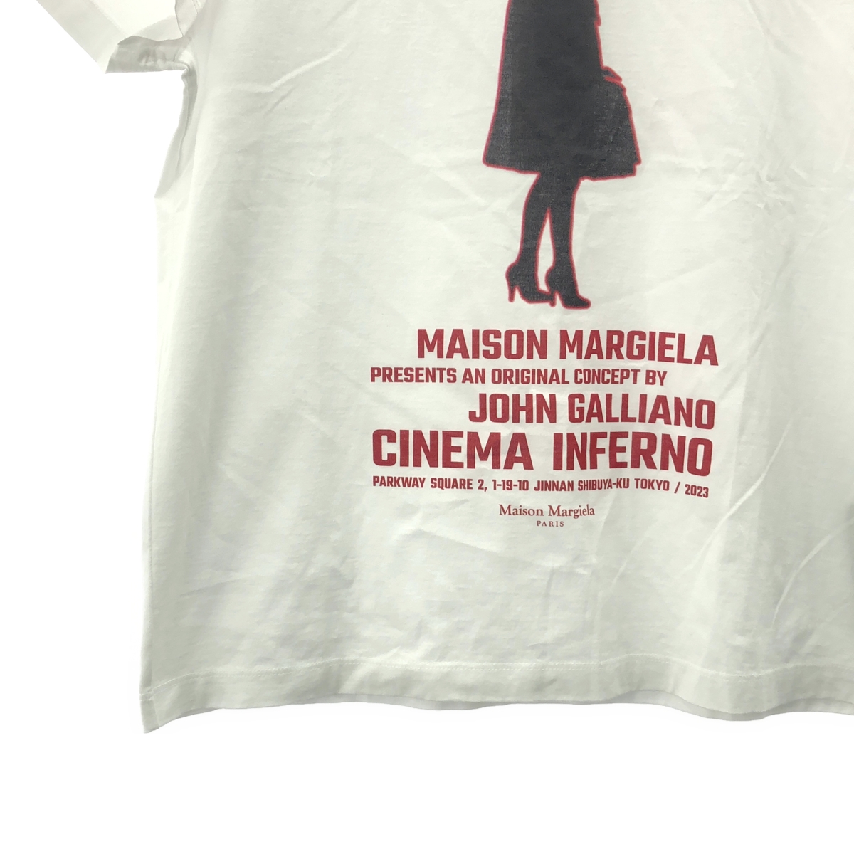 Maison Margiela / メゾンマルジェラ JOHN GALLIANO CINEMAS INFERNO ジョンガリアーノ シネマ プリント Tシャツ