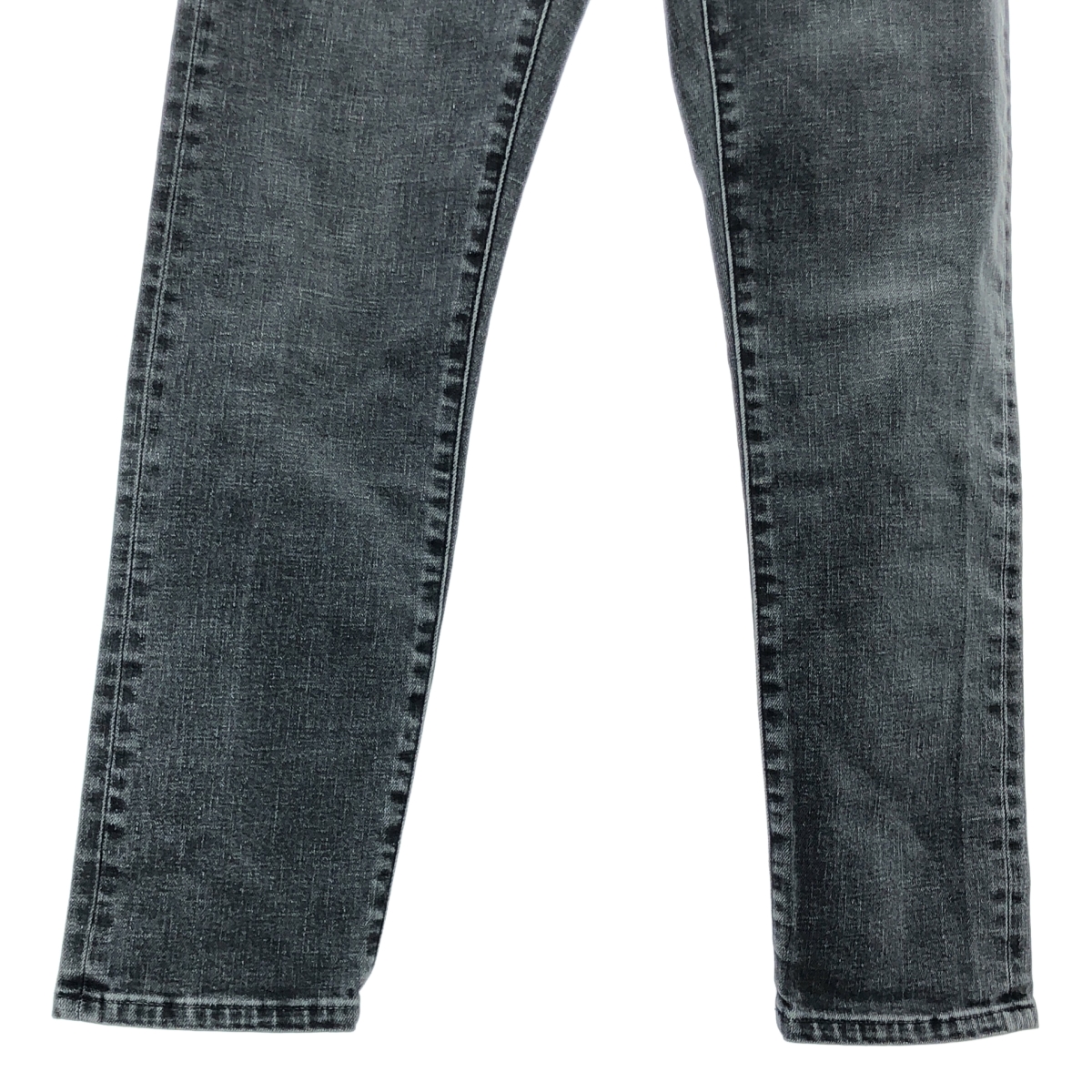 Dior / ディオール ロゴ レザーパッチ ブラックデニム スキニーパンツ