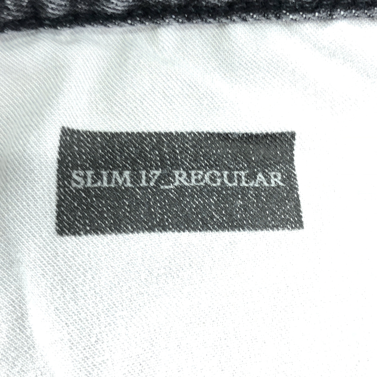 Dior / ディオール ロゴ レザーパッチ ブラックデニム スキニーパンツ