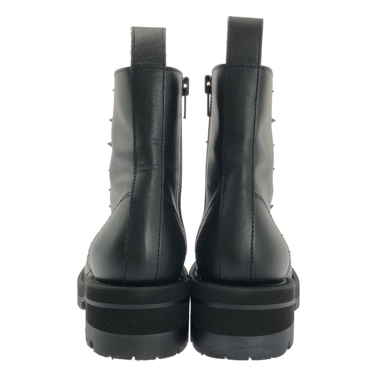 JUNYA WATANABE / ジュンヤワタナベ スタッズ レザー アンクル レースアップ ブーツ