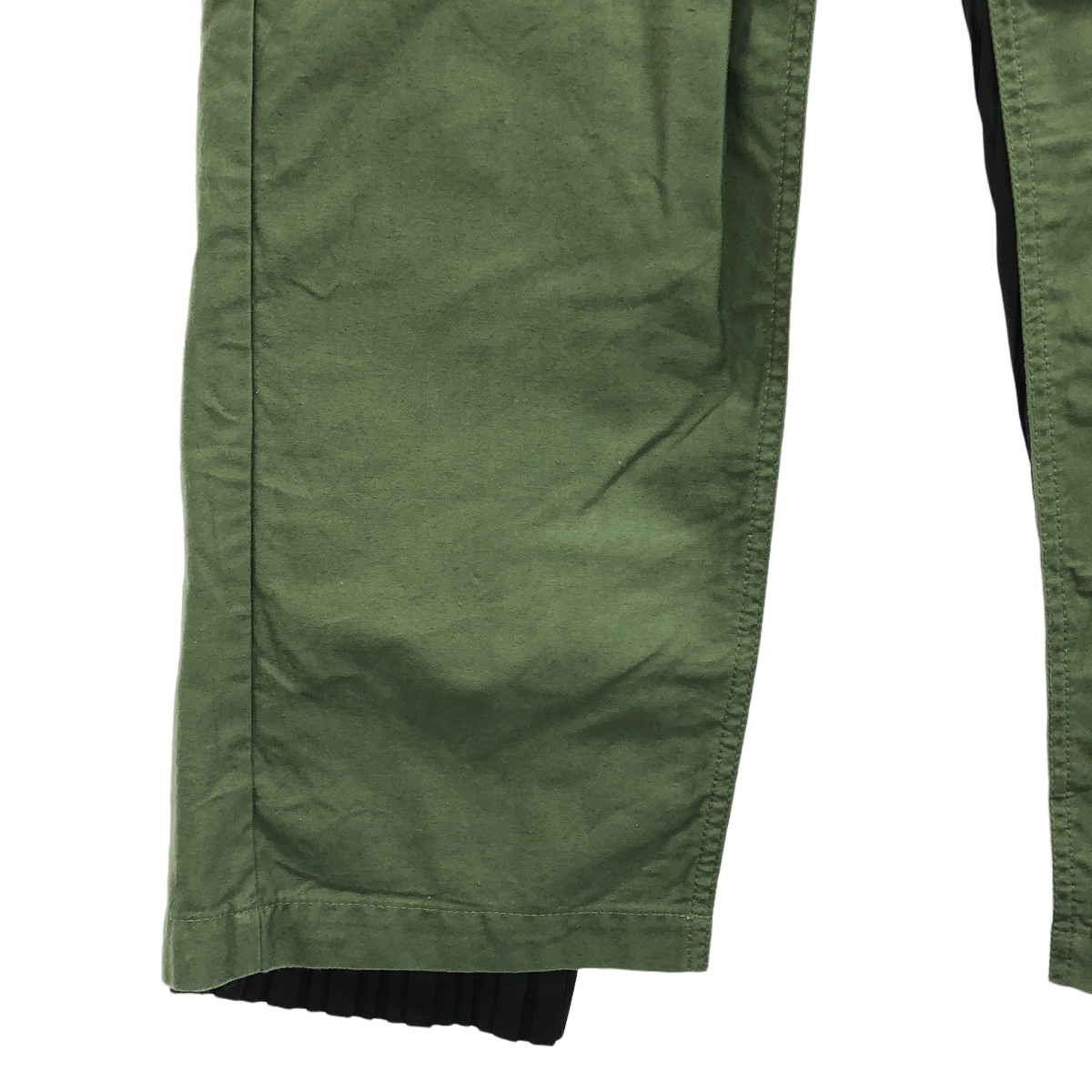 JUNYA WATANABE / ジュンヤワタナベ プリーツパンツ ドッキング コットン カーゴ パンツ