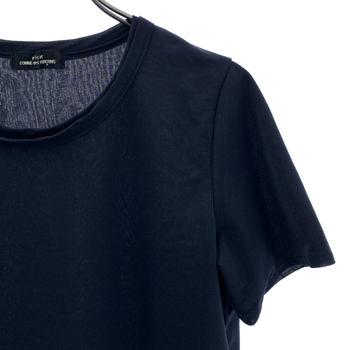 tricot COMME des GARCONS / トリココムデギャルソン ポリエステル ドッキング レイヤード Tシャツ カットソー