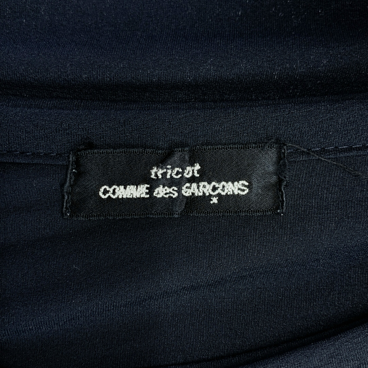 tricot COMME des GARCONS / トリココムデギャルソン ポリエステル ドッキング レイヤード Tシャツ カットソー