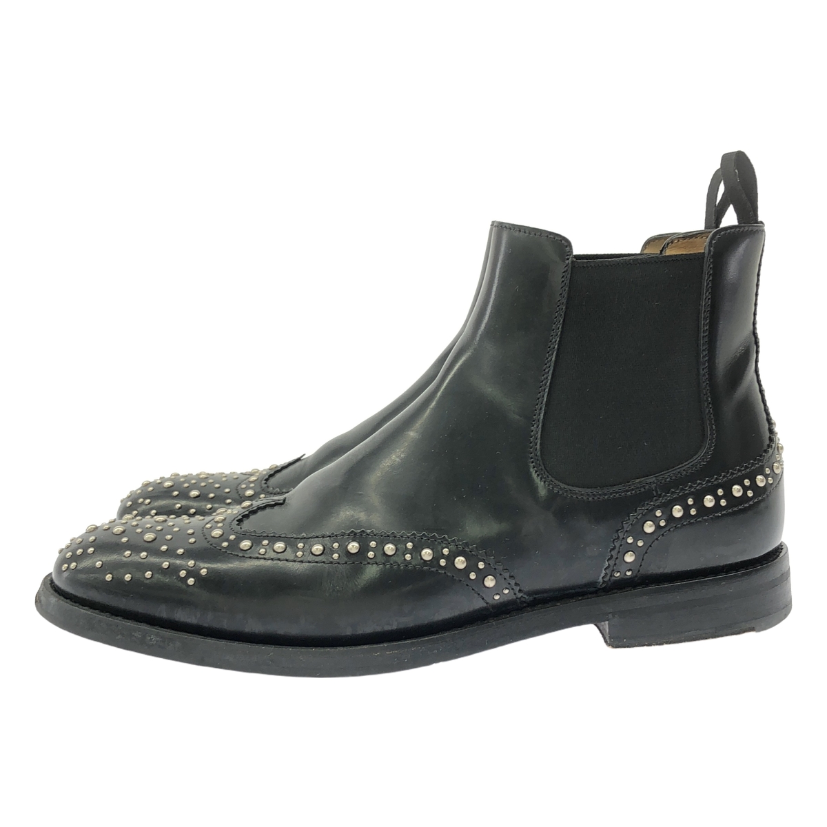 Church's / チャーチ KETSBY MET / レザー スタッズ ポリッシュドバインダー チェルシーブーツ  革靴