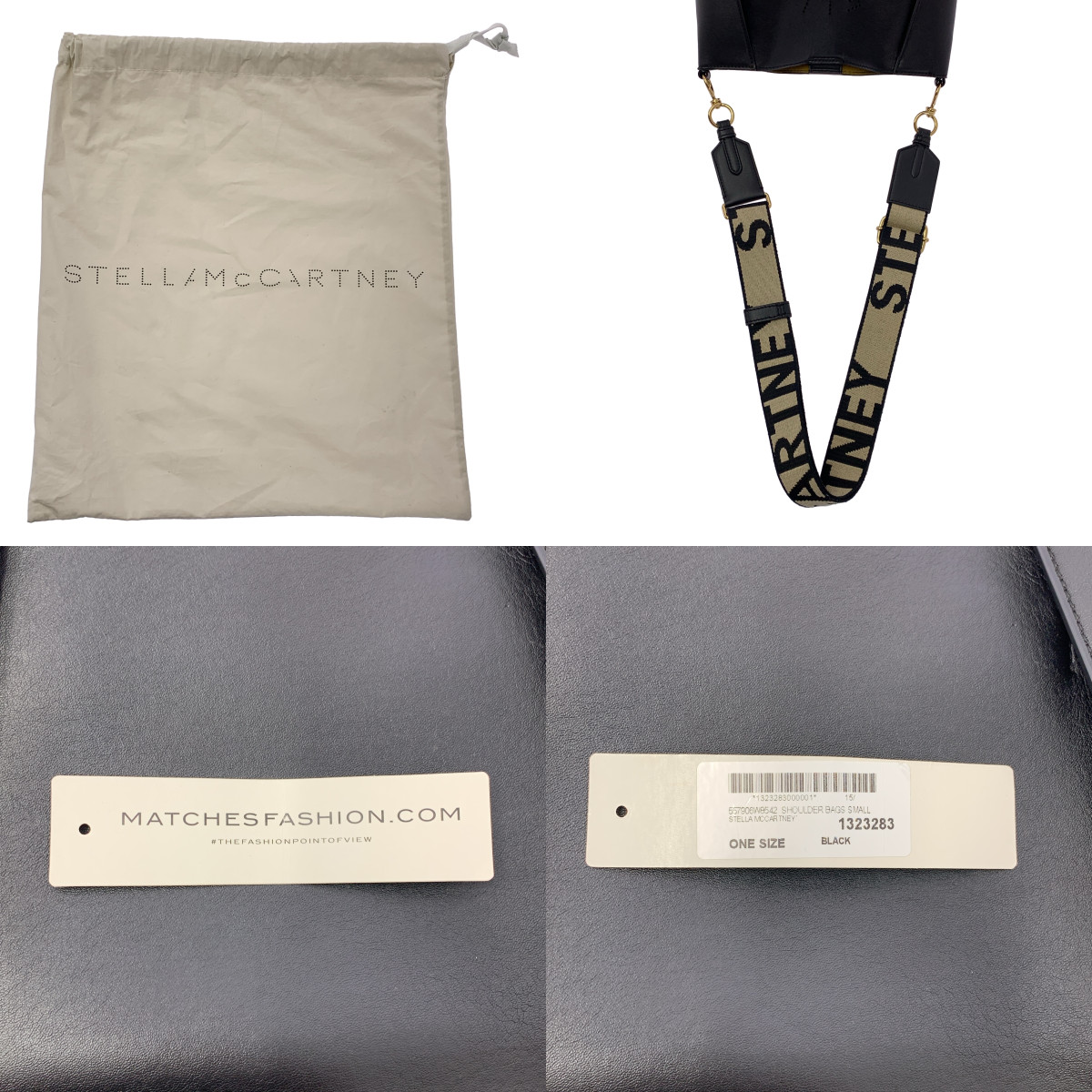 STELLA McCARTNEY / ステラマッカートニー レザー パンチングロゴ ショルダーバッグ