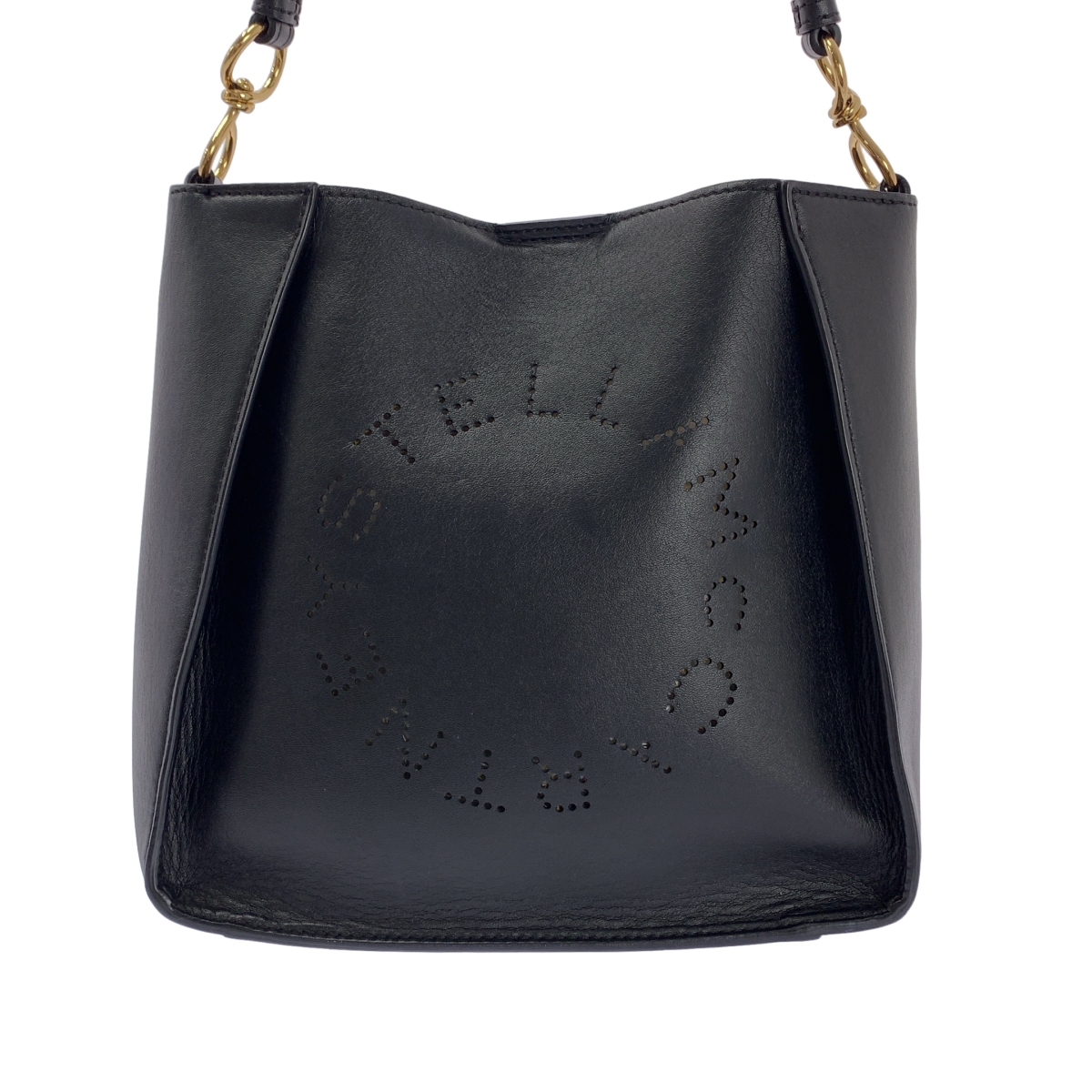 STELLA McCARTNEY / ステラマッカートニー レザー パンチングロゴ ショルダーバッグ