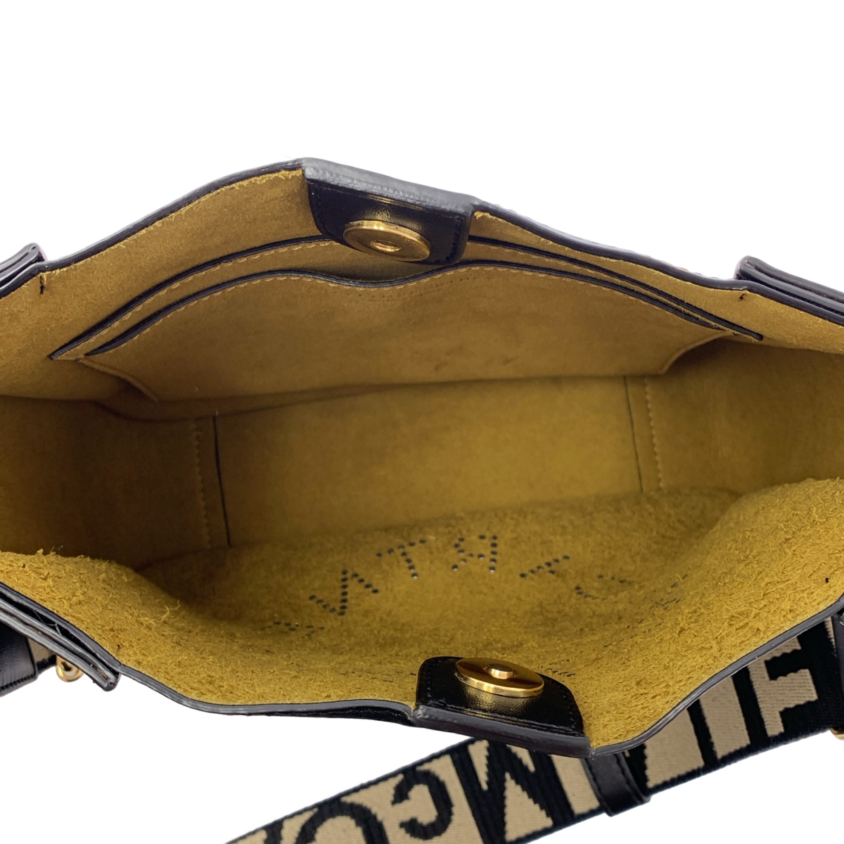 STELLA McCARTNEY / ステラマッカートニー レザー パンチングロゴ ショルダーバッグ