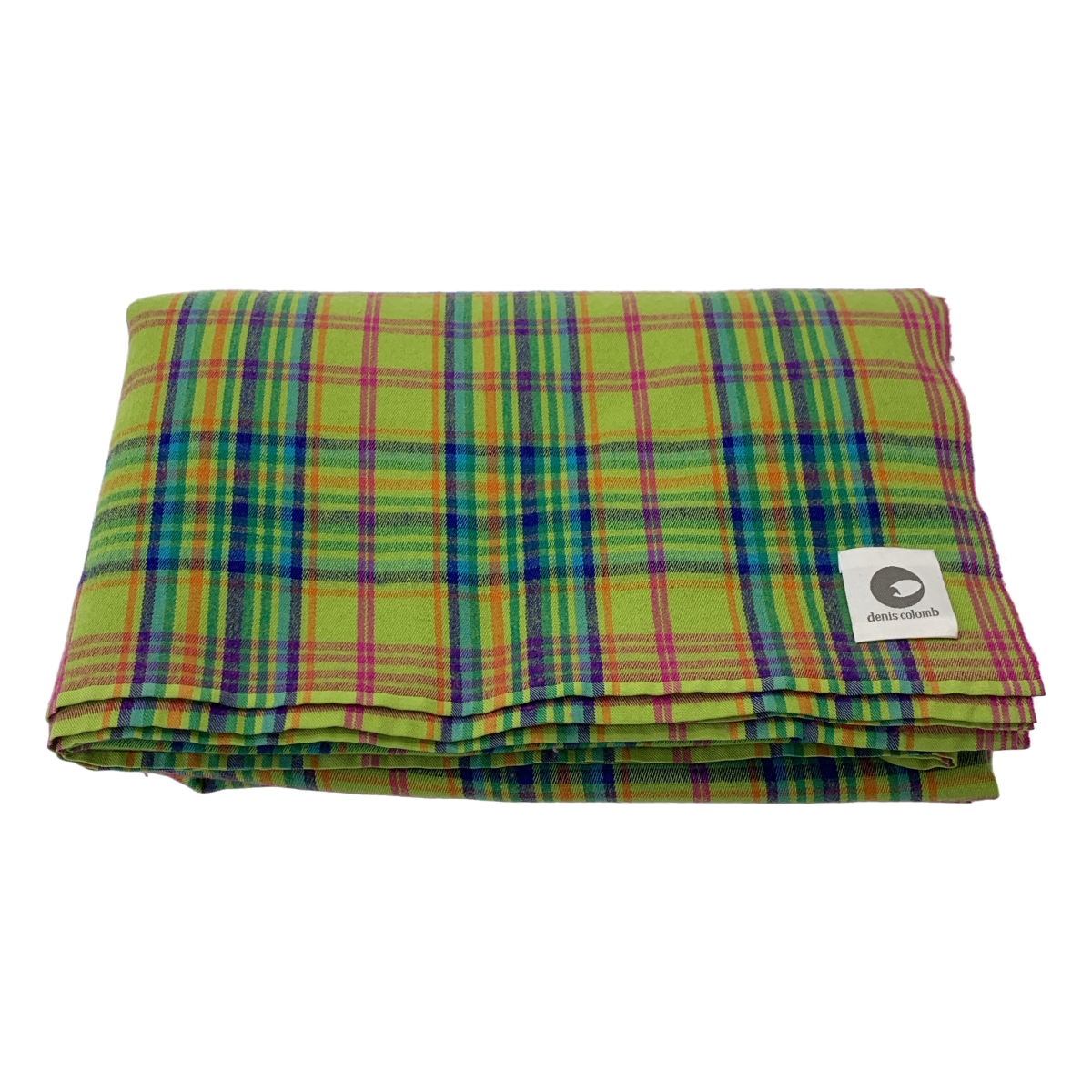 denis colomb / デニスコロン カシミヤ シルク チェック 大判ストール ショール