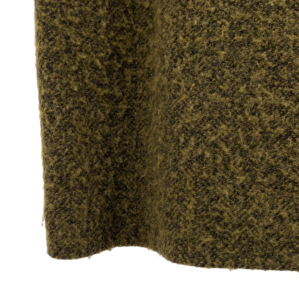 その他 ウール アルパカ ノーカラーコート