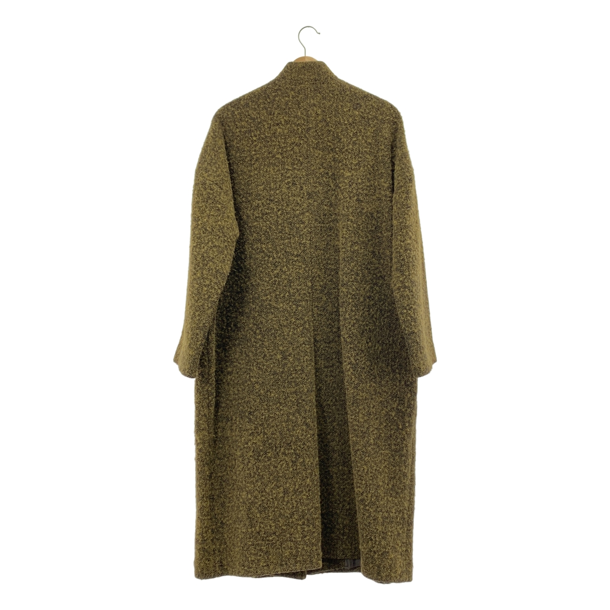 その他 ウール アルパカ ノーカラーコート