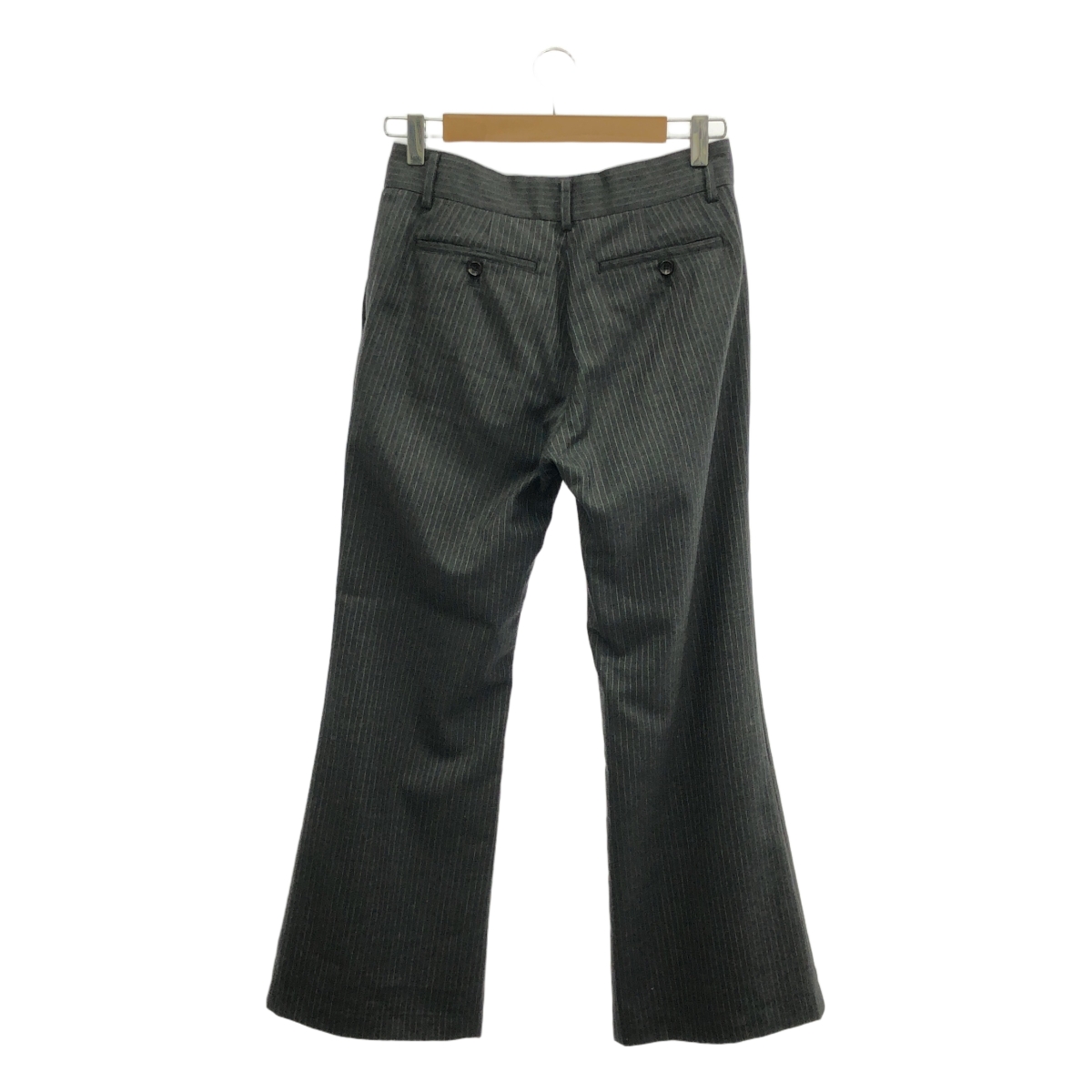 tricot COMME des GARCONS / トリココムデギャルソン ウール ストライプ ワイド ブーツカット フレアパンツ