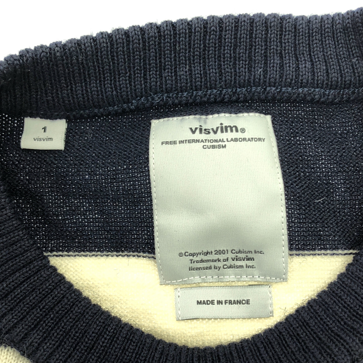 visvim / ビズビム CREW NECK SWEATER FR BORDER ボーダー ウール ニット