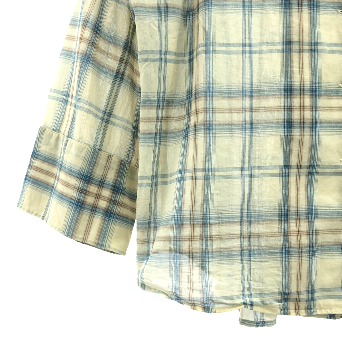 Spick and Span / スピックアンドスパン コットンボイルチェックパジャマシャツ