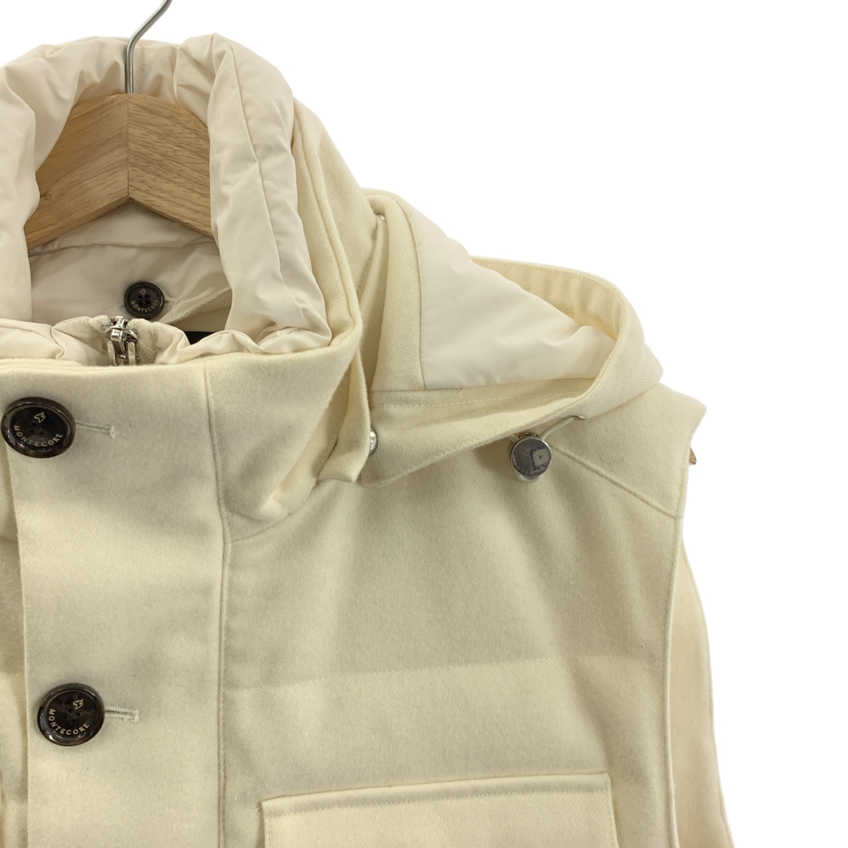 montecore / モンテコーレ ウール ナイロン ダブルジップ ダウン ベスト