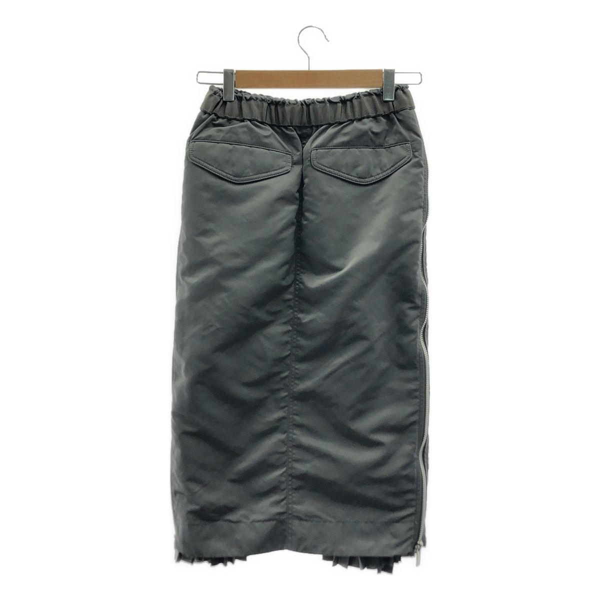 sacai / サカイ Nylon Twill MA-1 ナイロン ツイル プリーツ ロング スカート