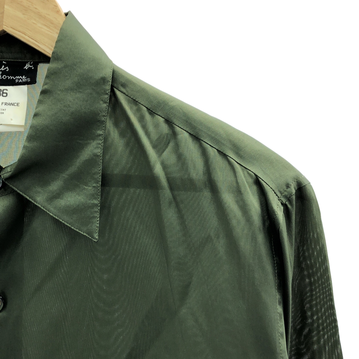 Agnes b. HOMME / アニエスベーオム 90年代 旧タグ アセテート レーヨン シャツ