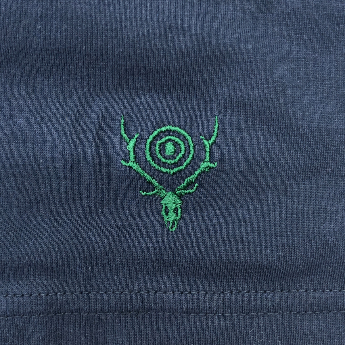 South2West8 S2W8 / サウスツーウエストエイト エンブロイダリー ロゴ ヘンリーネック Tシャツ カットソー