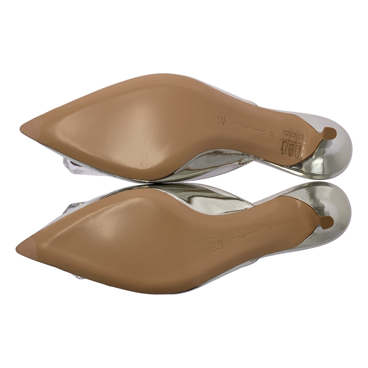 Gianvito Rossi / ジャンヴィトロッシ JAIPUR MULE / ジャイプール ミュール パテントレザー メタリック フラット ヒール サンダル