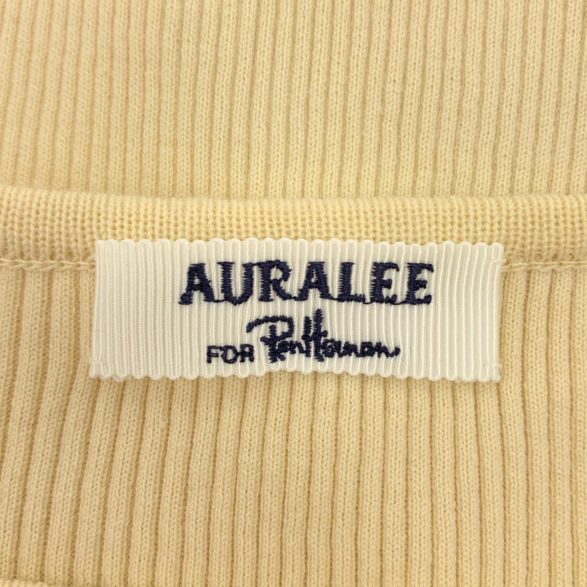 AURALEE / オーラリー × Ron Herman コットン リブ ニット カットソー