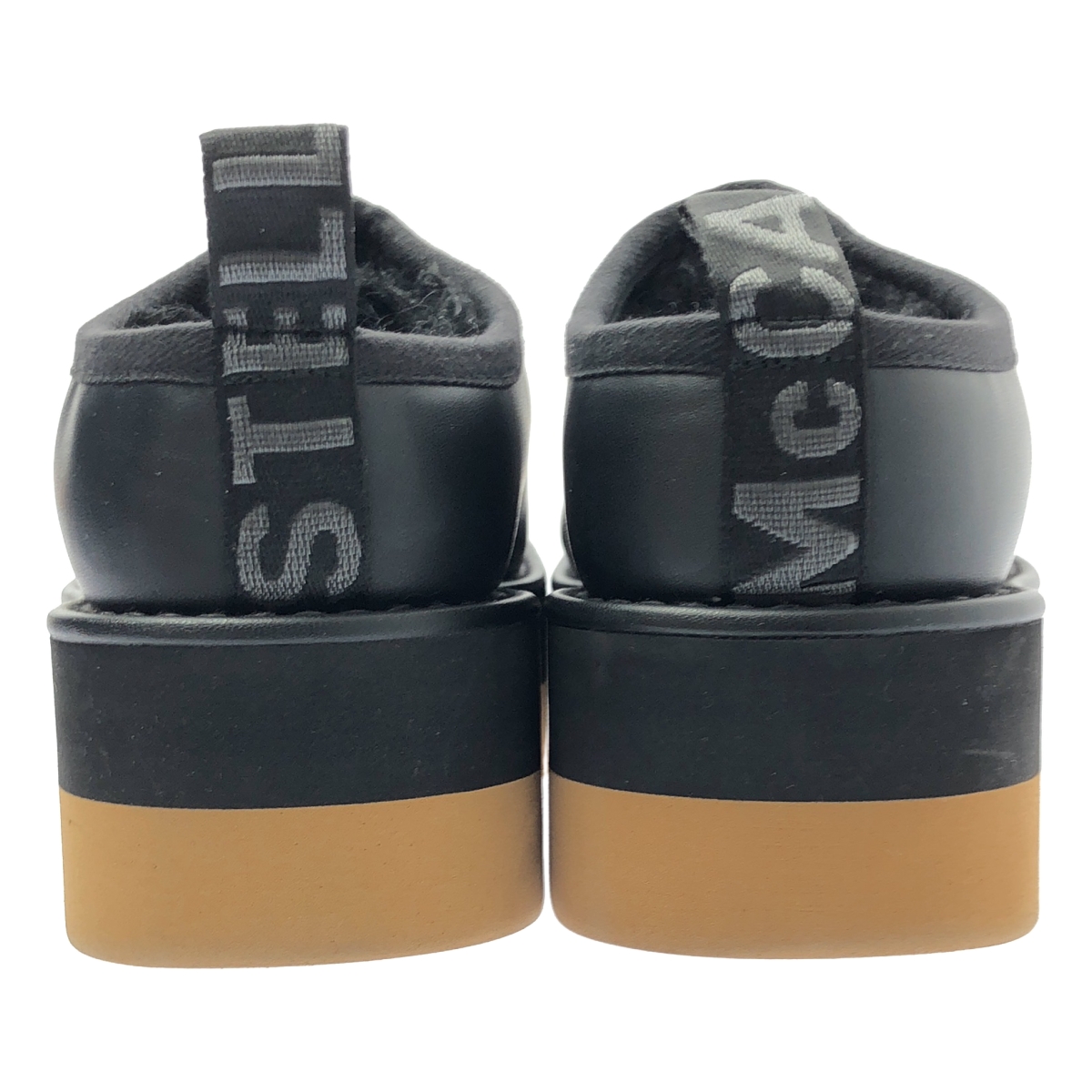 STELLA McCARTNEY / ステラマッカートニー スニークエリス ストライプ プラットフォーム スリッパ