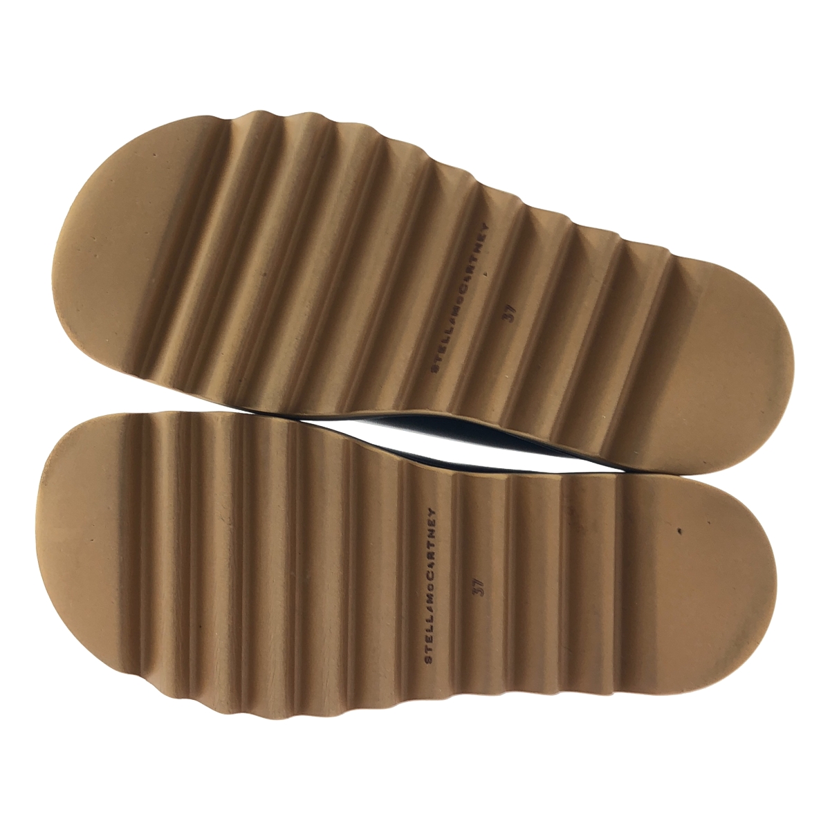 STELLA McCARTNEY / ステラマッカートニー スニークエリス ストライプ プラットフォーム スリッパ