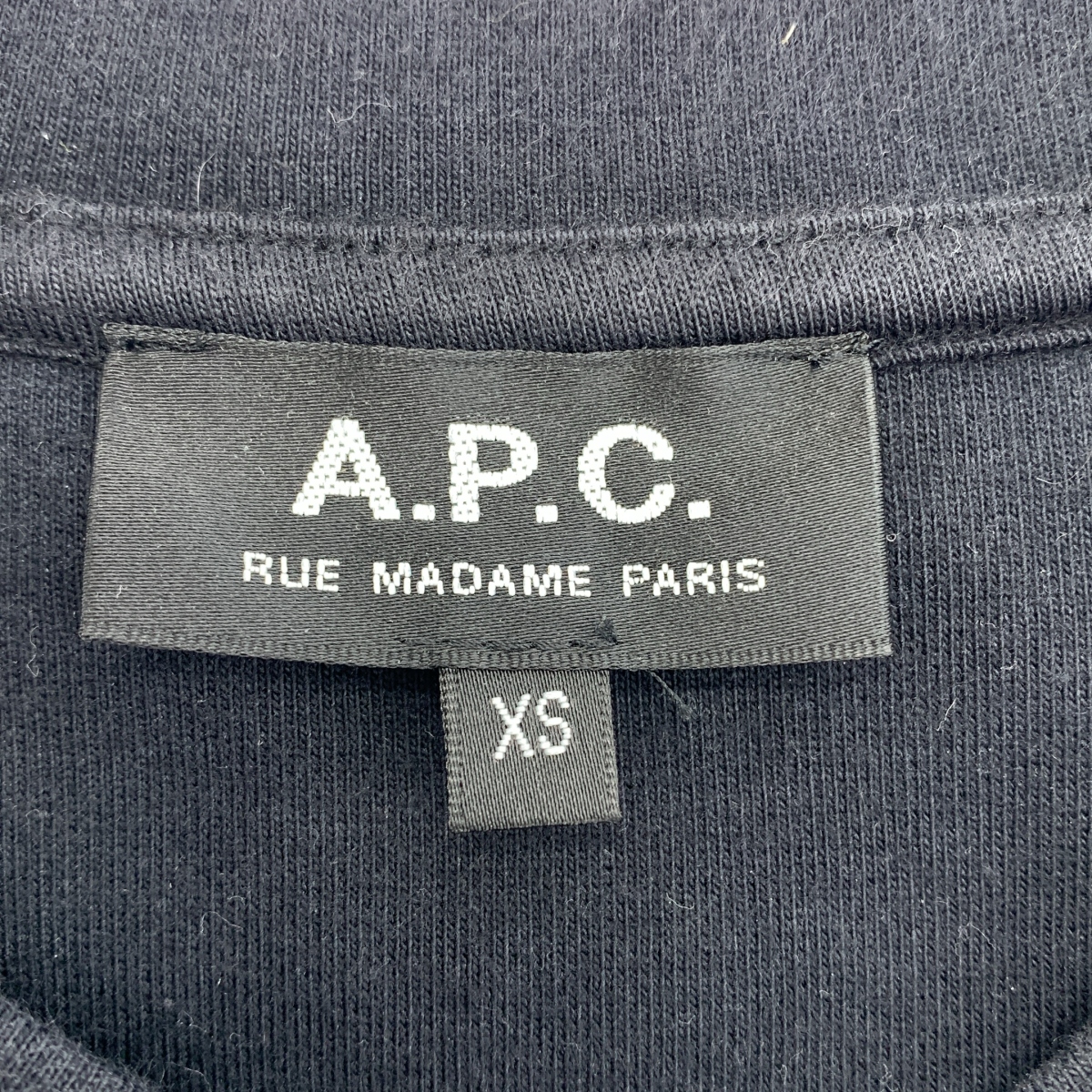 A.P.C. / アーペーセー NO FUN プリント クルーネック スウェット