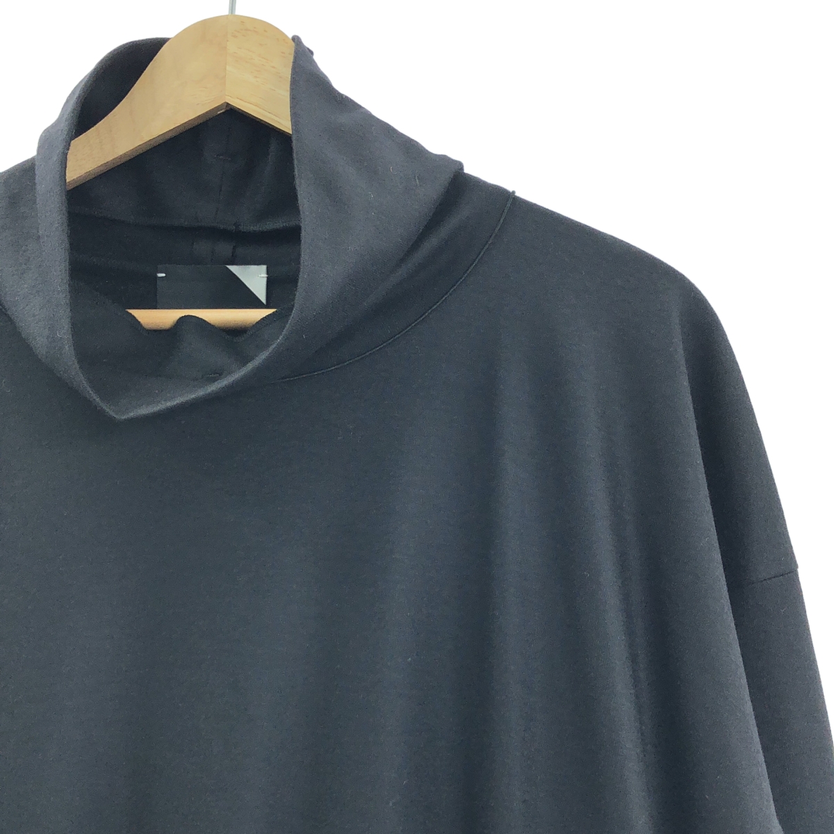 ATON / エイトン CLOUD MELTON JERSEY タートルネックドレス ワンピース