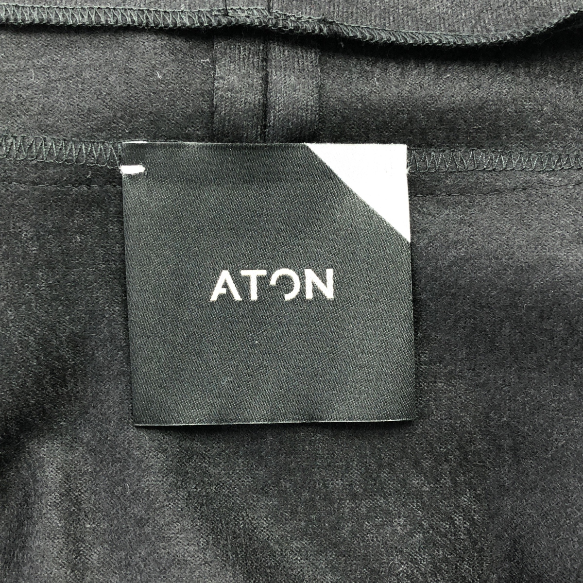 ATON / エイトン CLOUD MELTON JERSEY タートルネックドレス ワンピース