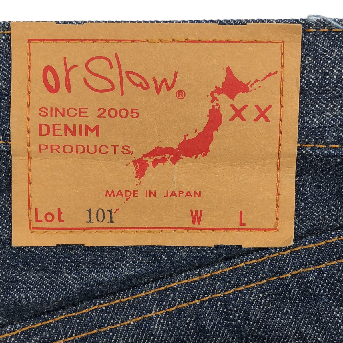 orslow / オアスロウ 101 ジップフライ テーパード デニムパンツ