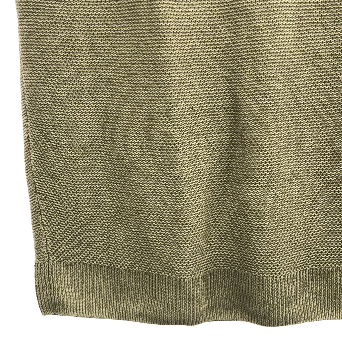 unfil / アンフィル french linen honeycomb-knit vest リネン ニット ベスト