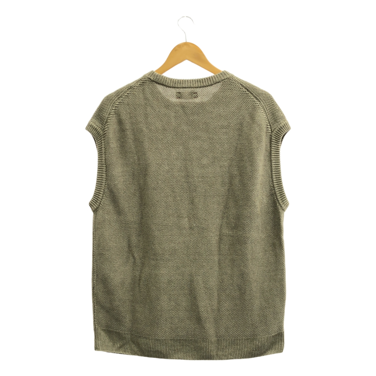 unfil / アンフィル french linen honeycomb-knit vest リネン ニット ベスト