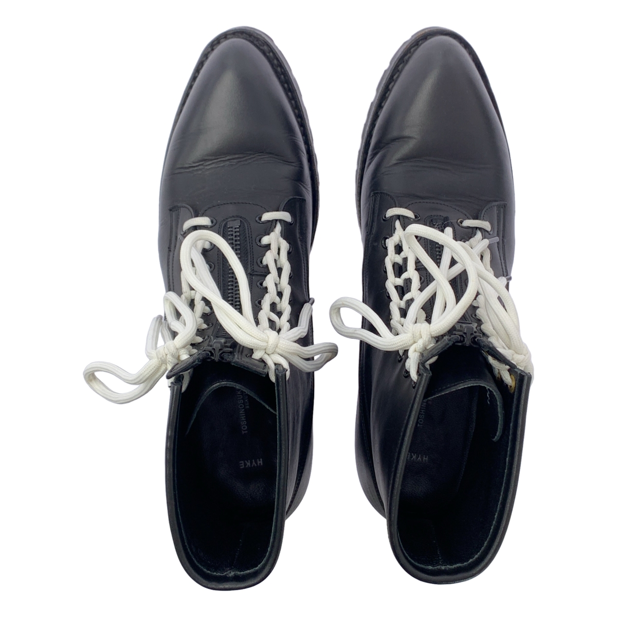 HYKE / ハイク × beautiful shoes / ANKLE BOOTS レザー レースアップブーツ