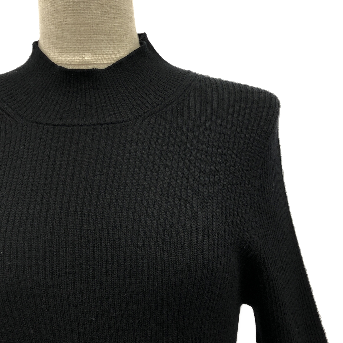 Y's / ワイズヨウジヤマモト リブニット ドッキング プリント ワンピース