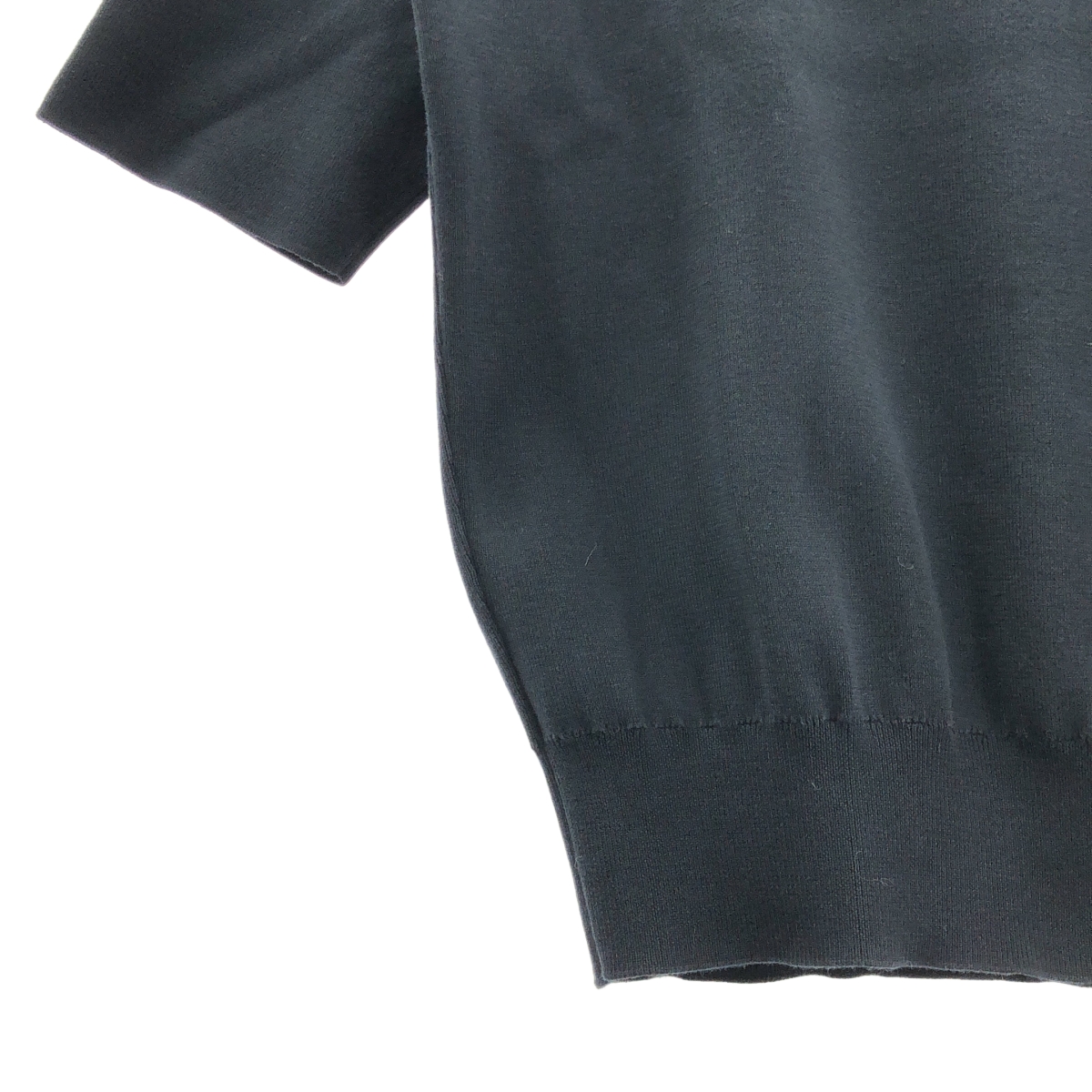 ebure / エブール コットン シルク ニットTシャツ