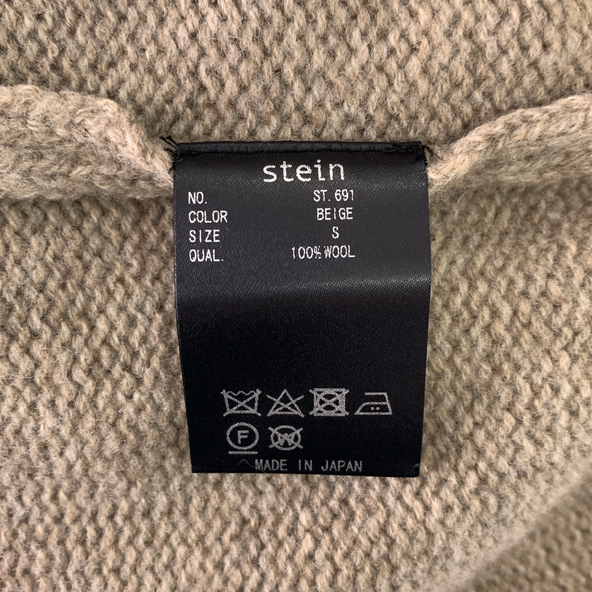 stein / シュタイン EX FINE LAMBS CREW NECK KNIT LS クルーネック ウールニット