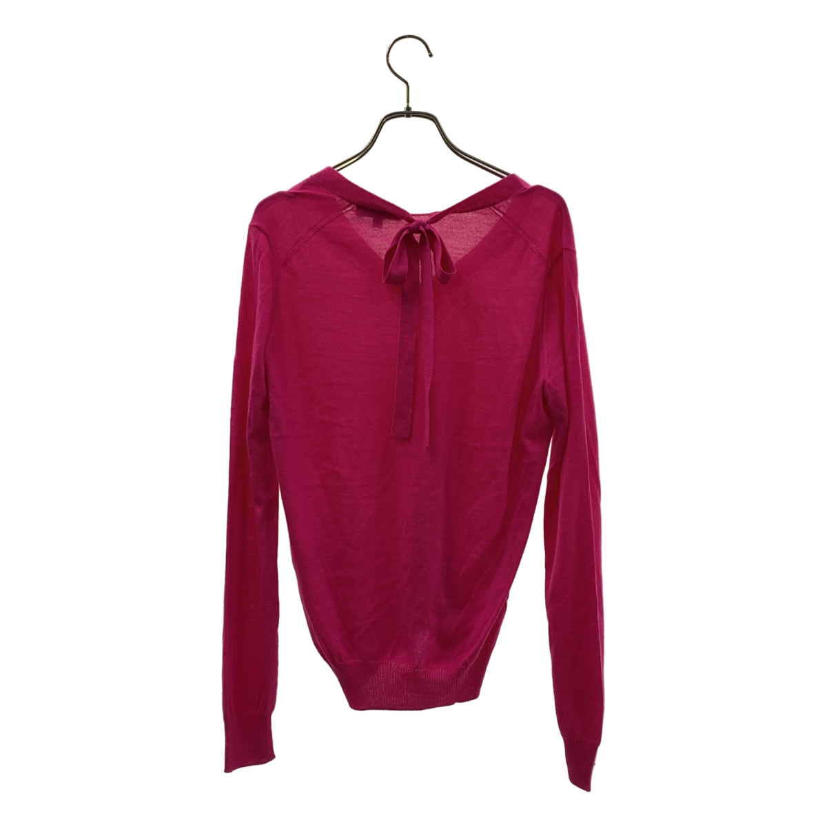 Drawer / ドゥロワー 18G カシミヤ シルク Vネック ニット