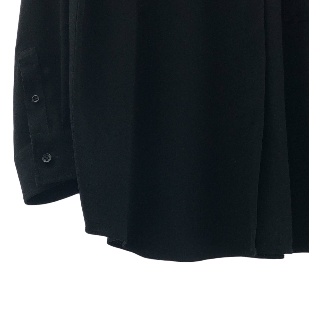 Deuxieme Classe / ドゥーズィエムクラス Col Pierrot ジョーゼット2way ブラウス バンドカラー シャツ