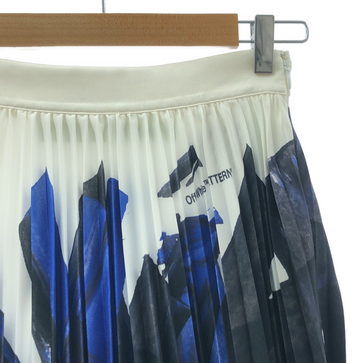 Off-White / オフホワイト Brush Stroke Pleated Skirt ブラッシュ ストローク プリーツ スカート