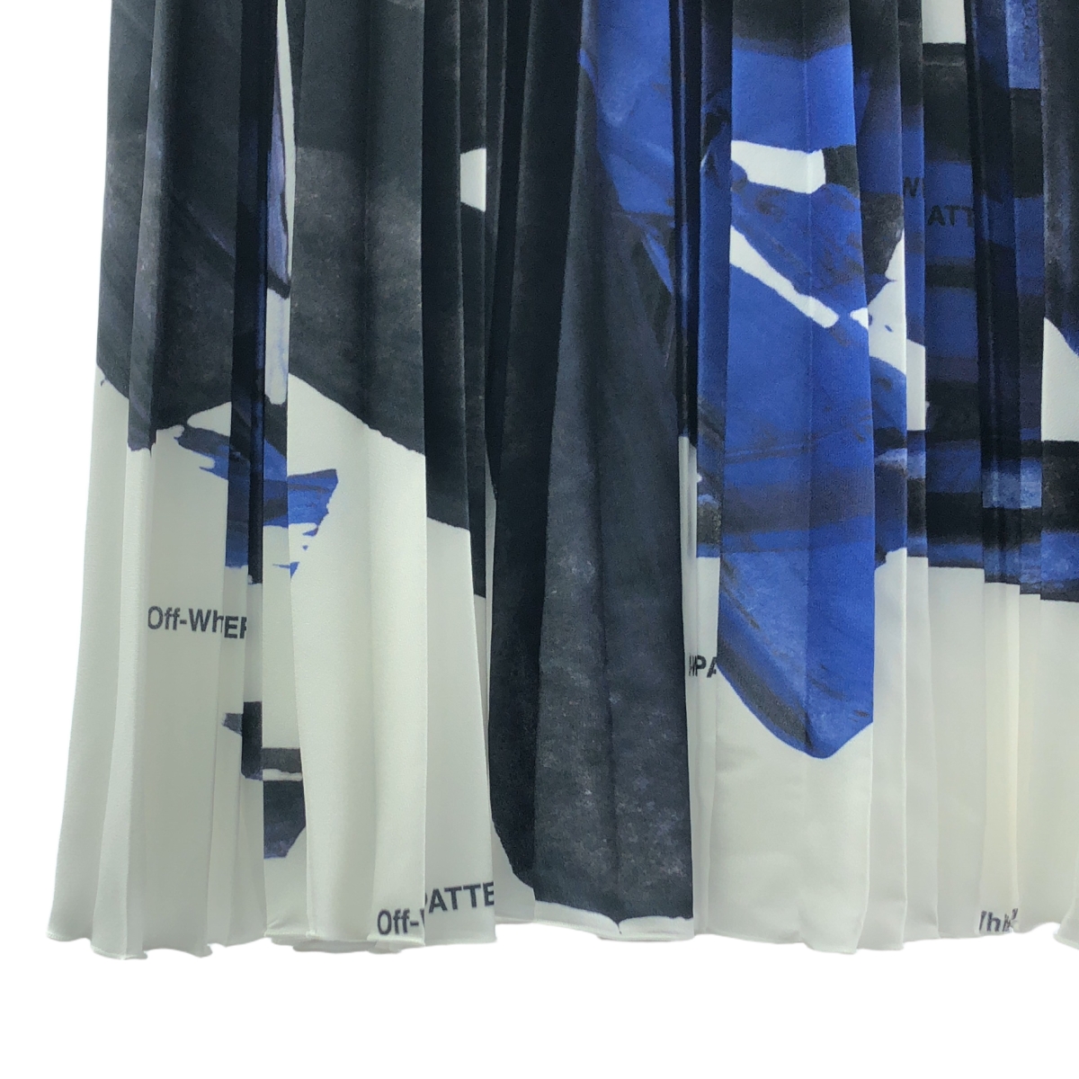 Off-White / オフホワイト Brush Stroke Pleated Skirt ブラッシュ ストローク プリーツ スカート