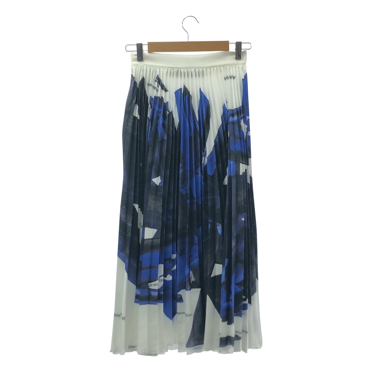 Off-White / オフホワイト Brush Stroke Pleated Skirt ブラッシュ ストローク プリーツ スカート
