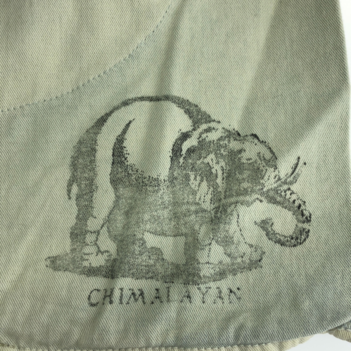 chimala / チマラ ペンキ・ヴィンテージ加工 デニム オーバーオール / ユニセックス