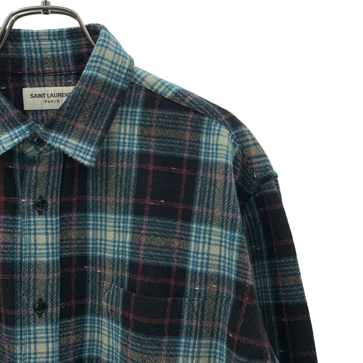 SAINT LAURENT / サンローラン チェック オーバーシルエット シャツ