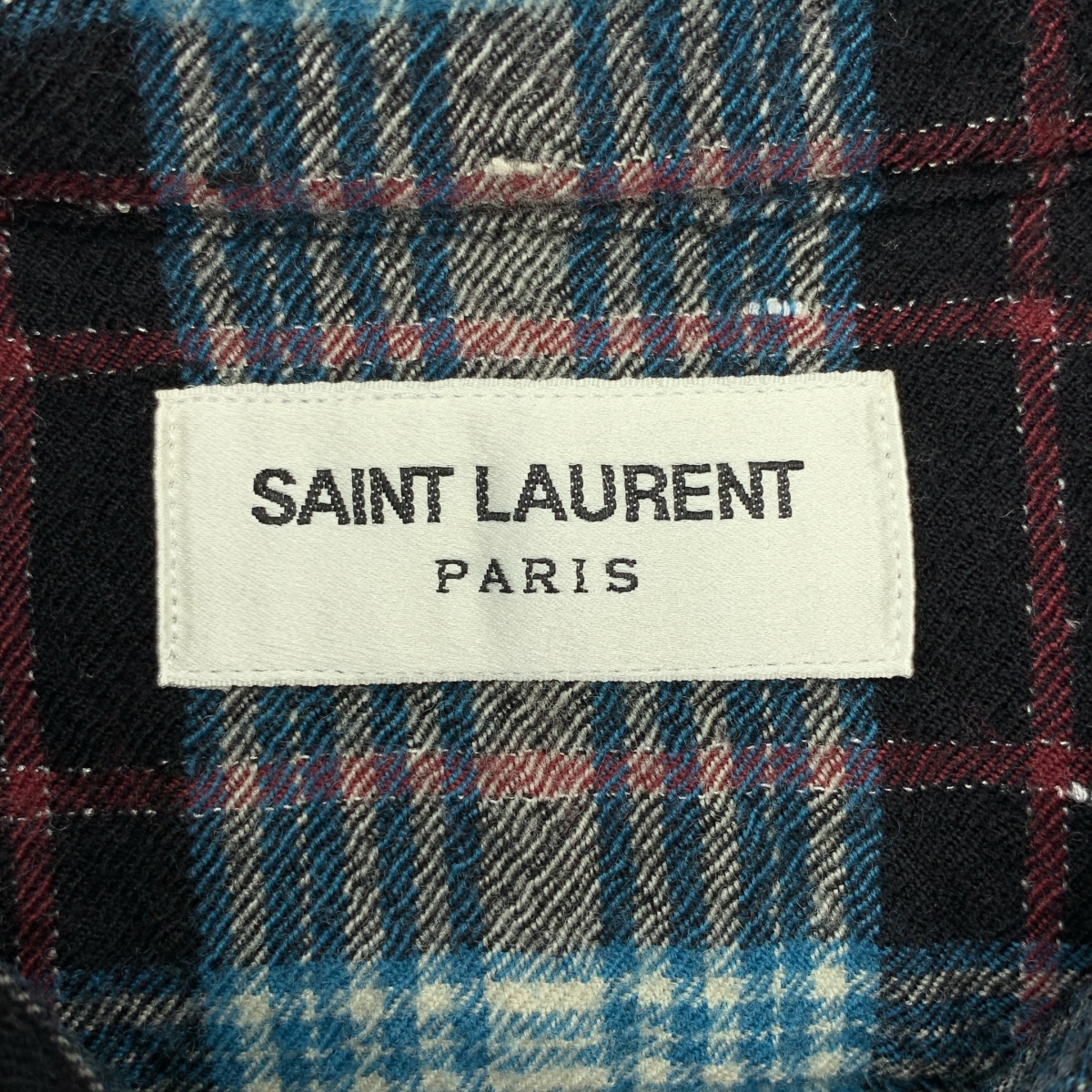 SAINT LAURENT / サンローラン チェック オーバーシルエット シャツ