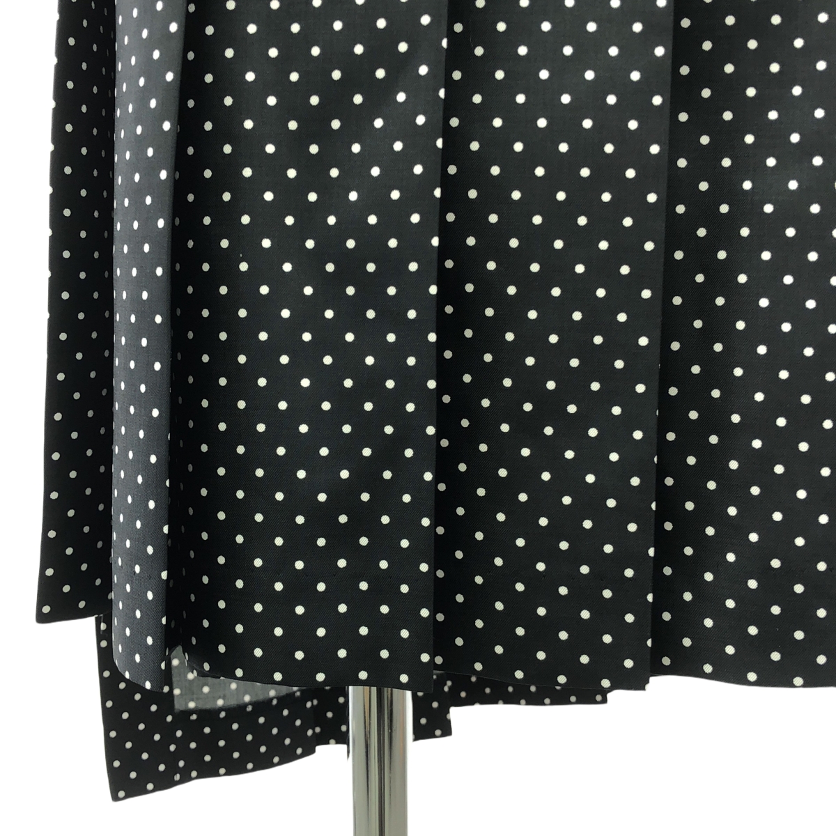 tricot COMME des GARCONS / トリココムデギャルソン ドット ラップデザイン プリーツスカート