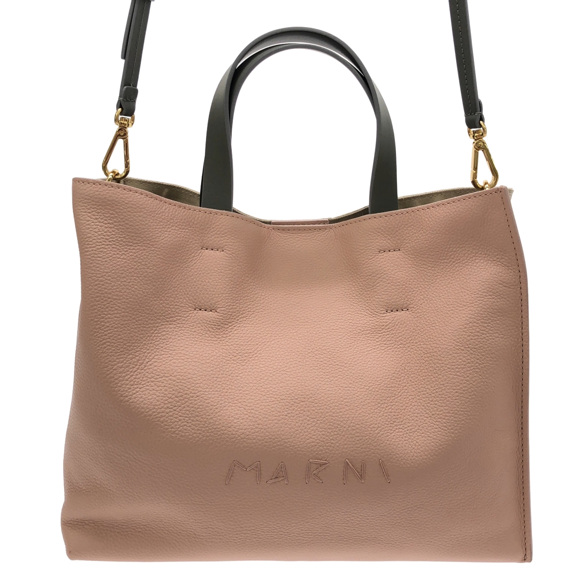 MARNI / マルニ MENDING MUSEO SOFT メンディングロゴ ミュゼオ ソフトレザー トートバッグ